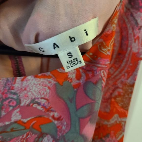 Cabi Pink Paisley Tank Top - Picture 6 of 7